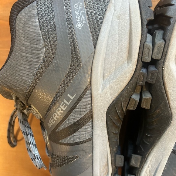 Merrell Gore-Tex Invisible Fit Men\'s Black and Gray Athletic Shoes 9 main image 7